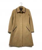 COACHコーチ）の古着「モヘアブレンドターンロックロングコート」｜ベージュ