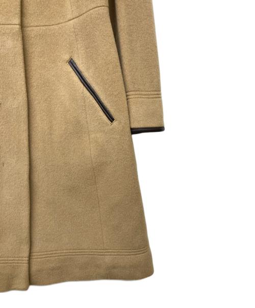 COACH（コーチ）COACH (コーチ) モヘアブレンドターンロックロングコート ベージュ サイズ:Mの古着・服飾アイテム