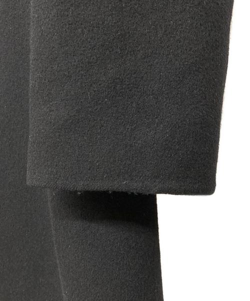 DRAWER（ドゥロワー）DRAWER (ドゥロワー) ウールカシミヤラップコートコート ブラック サイズ:36の古着・服飾アイテム