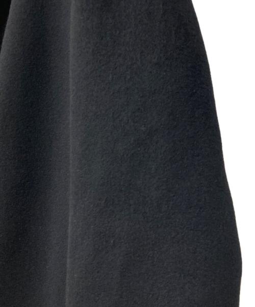 DRAWER（ドゥロワー）DRAWER (ドゥロワー) ウールカシミヤラップコートコート ブラック サイズ:36の古着・服飾アイテム