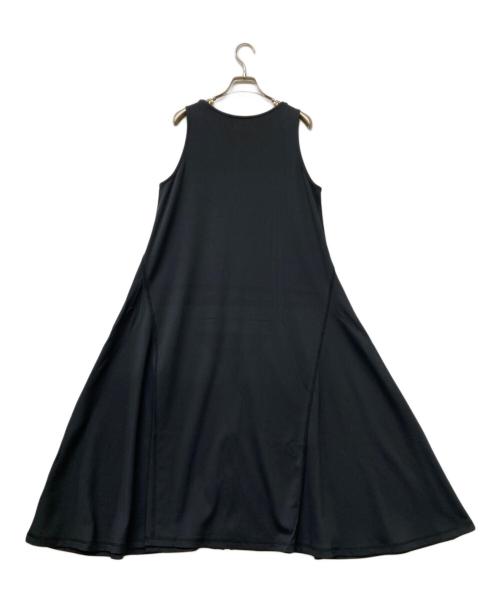 DEAR DANSKIN（ディア ダンスキン）DEAR DANSKIN (ディア ダンスキン) ジップアップノースリーブワンピース ブラック サイズ:SIZE Mの古着・服飾アイテム