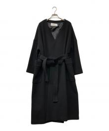 RIM.ARK（リムアーク）の古着「ルーズオーバータックコート」｜ブラック