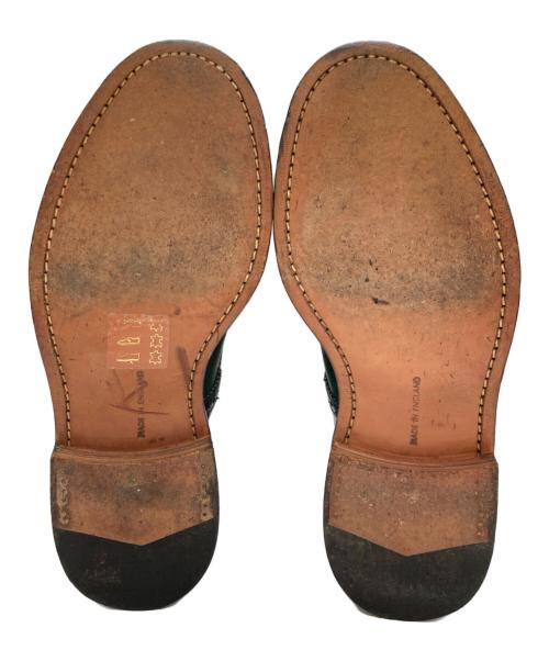 SHIPS（シップス）SHIPS (シップス) Tricker's (トリッカーズ) コンビカントリーブーツ ブラック×グリーン サイズ:8.5の古着・服飾アイテム