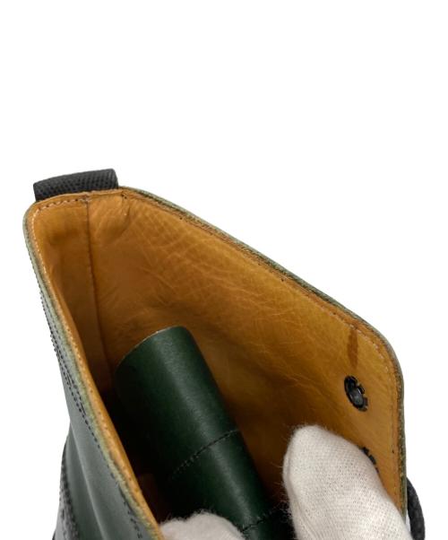 SHIPS（シップス）SHIPS (シップス) Tricker's (トリッカーズ) コンビカントリーブーツ ブラック×グリーン サイズ:8.5の古着・服飾アイテム