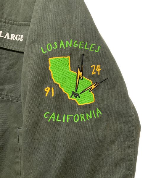 X-LARGE（エクストララージ）X-LARGE (エクストララージ) TIGER EMBROIDERY VIETNAM JACKET オリーブ サイズ:Lの古着・服飾アイテム