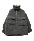 SHENERYシーナリー）の古着「オーバーボアブルゾン」｜グレー