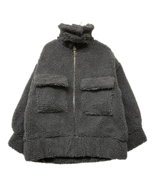 SHENERY（シーナリー）SHENERY (シーナリー) オーバーボアブルゾン グレー サイズ:36の古着・服飾アイテム