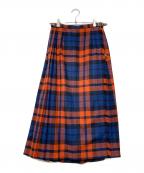 O'NEIL OF DUBLIN×SHIPSオニールオブダブリン×シップス）の古着「20AW 別注チェックキルトスカート」｜ネイビー×レッド