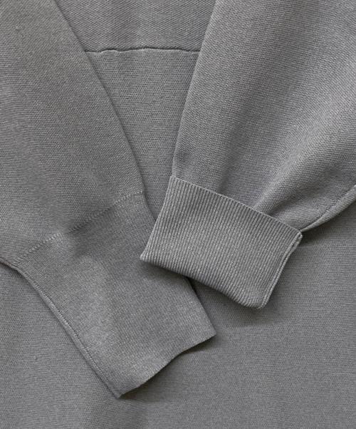 green label relaxing（グリーンレーベルリラクシング）green label relaxing (グリーンレーベルリラクシング) 襟レース2WAYニットワンピース グレー サイズ:-の古着・服飾アイテム