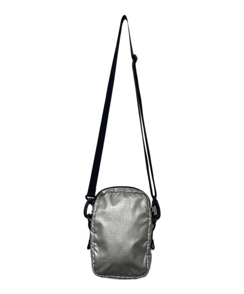 THE NORTH FACE（ザ ノース フェイス）THE NORTH FACE (ザ ノース フェイス) SUPREME (シュプリーム) 18SS Metallic Shoulder Bag シルバー×ブラックの古着・服飾アイテム