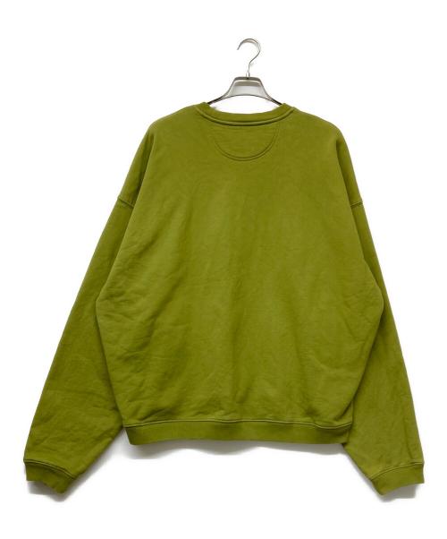 stussy（ステューシー）stussy (ステューシー) RELAXED OVERSIZED CREW SWEAT グリーン サイズ:XLの古着・服飾アイテム