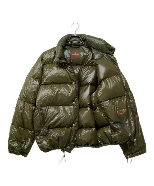 MONCLER（モンクレール）MONCLER (モンクレール) 茶タグ ダウンジャケット オリーブ サイズ:3の古着・服飾アイテム