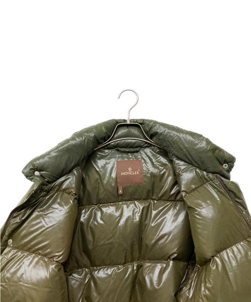 MONCLER（モンクレール）MONCLER (モンクレール) 茶タグ ダウンジャケット オリーブ サイズ:3の古着・服飾アイテム