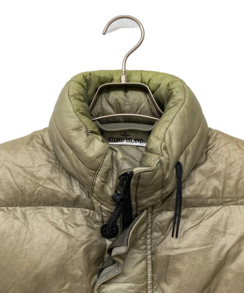 STONE ISLAND（ストーンアイランド）STONE ISLAND (ストーンアイランド) 14AW GARMENT DYED DOWN BEST カーキ サイズ:Ｓの古着・服飾アイテム