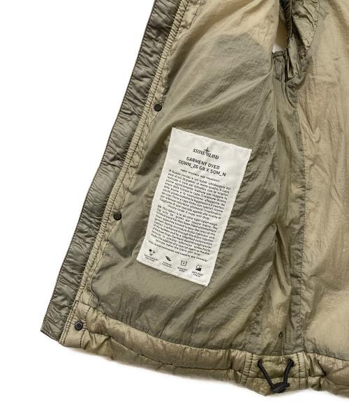 STONE ISLAND（ストーンアイランド）STONE ISLAND (ストーンアイランド) 14AW GARMENT DYED DOWN BEST カーキ サイズ:Ｓの古着・服飾アイテム