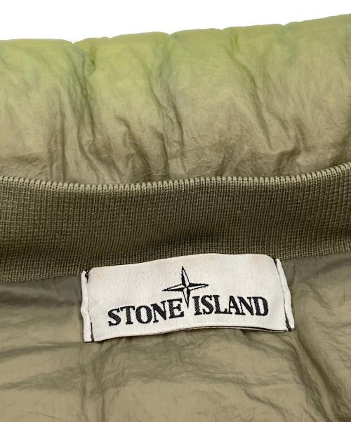 STONE ISLAND（ストーンアイランド）STONE ISLAND (ストーンアイランド) 14AW GARMENT DYED DOWN BEST カーキ サイズ:Ｓの古着・服飾アイテム
