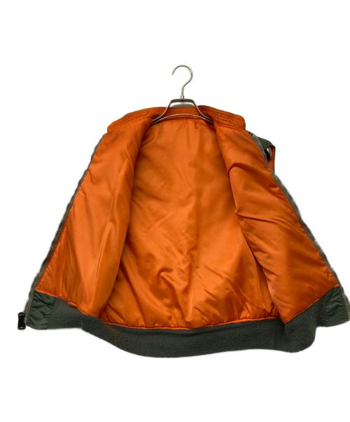 ALPHA INDUSTRIES（アルファインダストリーズ）ALPHA INDUSTRIES (アルファインダストリーズ) USA製 VEST,FLYER'S MAN オリーブ サイズ:Mの古着・服飾アイテム