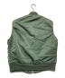 ALPHA INDUSTRIES (アルファインダストリーズ) USA製 VEST,FLYER'S MAN オリーブ サイズ:M：6000円