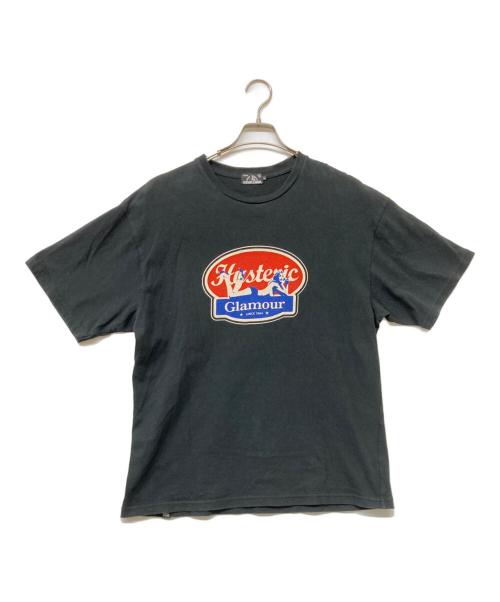 Hysteric Glamour（ヒステリックグラマー）Hysteric Glamour (ヒステリックグラマー) OVAL WOMAN LOGO Tシャツ ブラック サイズ:Lの古着・服飾アイテム