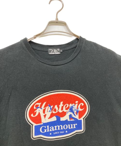 Hysteric Glamour（ヒステリックグラマー）Hysteric Glamour (ヒステリックグラマー) OVAL WOMAN LOGO Tシャツ ブラック サイズ:Lの古着・服飾アイテム