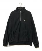 stussyステューシー）の古着「20AW Stock Logo Mock Neck」｜ブラック
