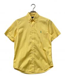 RALPH LAUREN（ラルフローレン）の古着「QRタグ RL Prepster Classic Fit Twill Shirt(キューアールタグ アールエル プレップスター クラシック フィット ツイル シャツ)」｜イエロー