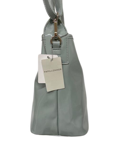 Papillonner（パピヨネ）PAPILLONNER (パピヨネ) 2WAYショルダーバッグ スカイブルーの古着・服飾アイテム