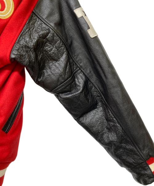 STARTER（スターター）STARTER (スターター) 古着 NFL 49ERS ジャケット レッド×ブラック サイズ:Mの古着・服飾アイテム