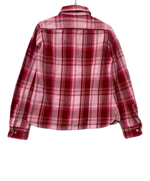 A BATHING APE（ア ベイシング エイプ）A BATHING APE (ア ベイシング エイプ) チェックシャツ ピンク サイズ:XXSの古着・服飾アイテム