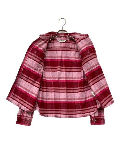 A BATHING APE（ア ベイシング エイプ）A BATHING APE (ア ベイシング エイプ) チェックシャツ ピンク サイズ:XXSの古着・服飾アイテム