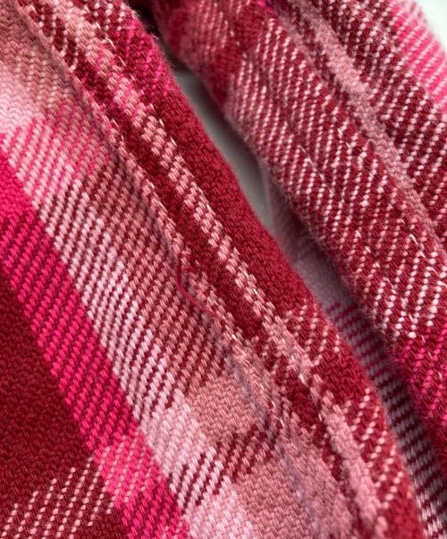 A BATHING APE（ア ベイシング エイプ）A BATHING APE (ア ベイシング エイプ) チェックシャツ ピンク サイズ:XXSの古着・服飾アイテム