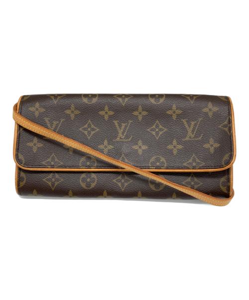 LOUIS VUITTON（ルイ ヴィトン）LOUIS VUITTON (ルイ ヴィトン) モノグラム ポシェットツインGM ブラウンの古着・服飾アイテム