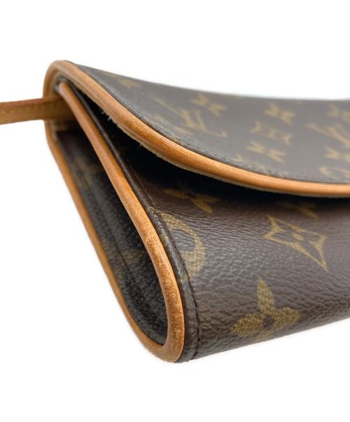 LOUIS VUITTON（ルイ ヴィトン）LOUIS VUITTON (ルイ ヴィトン) モノグラム ポシェットツインGM ブラウンの古着・服飾アイテム