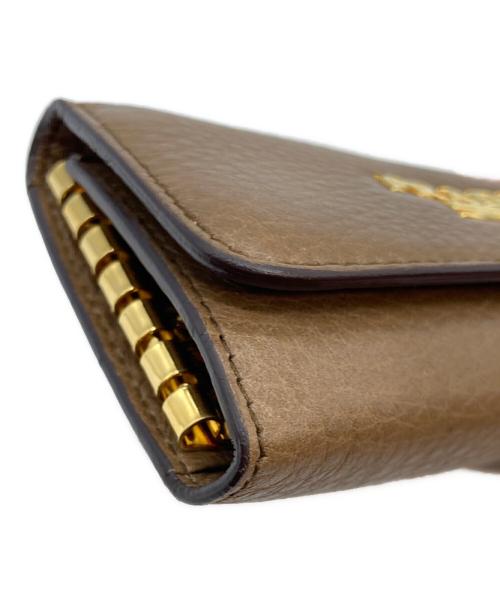 PRADA（プラダ）PRADA (プラダ) 6連キーケース ブラウンの古着・服飾アイテム