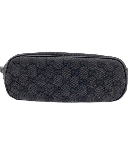 GUCCI（グッチ）GUCCI (グッチ) GGキャンバスポーチ ブラックの古着・服飾アイテム