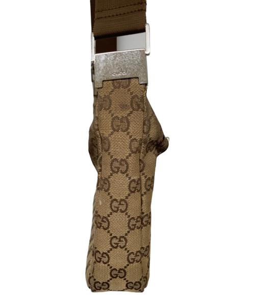 GUCCI（グッチ）GUCCI (グッチ) GGキャンバスショルダーバッグ ベージュの古着・服飾アイテム