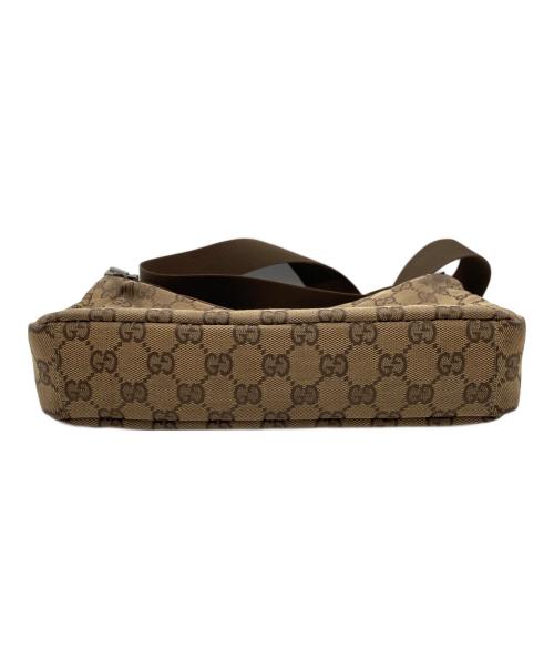 GUCCI（グッチ）GUCCI (グッチ) GGキャンバスショルダーバッグ ベージュの古着・服飾アイテム