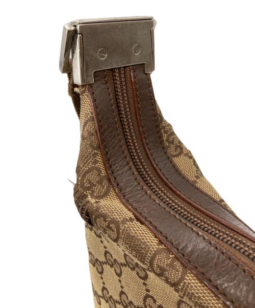 GUCCI（グッチ）GUCCI (グッチ) GGキャンバスショルダーバッグ ベージュの古着・服飾アイテム