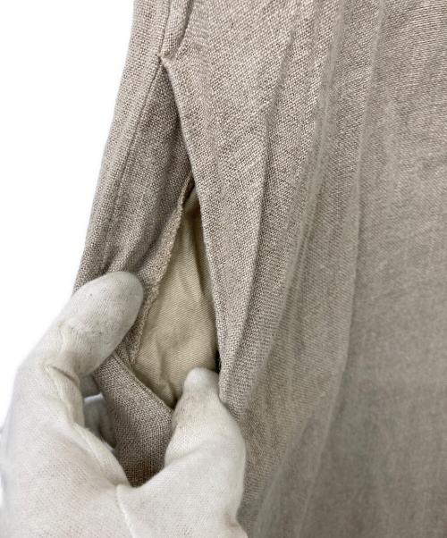 KAGURE（カグレ）KAGURE (カグレ) リネンボックスワンピース ベージュ サイズ:FREEの古着・服飾アイテム