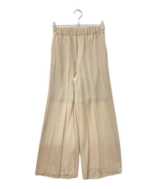 Whim Gazette（ウィムガゼット）Whim Gazette (ウィムガゼット) シルクシアーパンツ ベージュ サイズ:SIZE Freeの古着・服飾アイテム