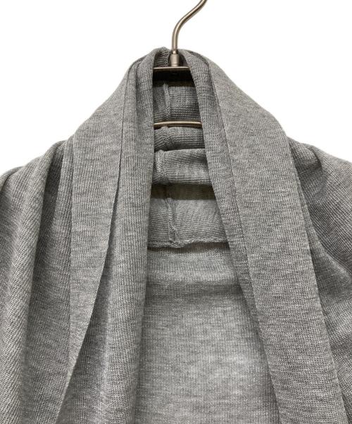 SOEJU（ソージュ）SOEJU (ソージュ) シアーカーディガン ライトグレー サイズ:SIZE Freeの古着・服飾アイテム