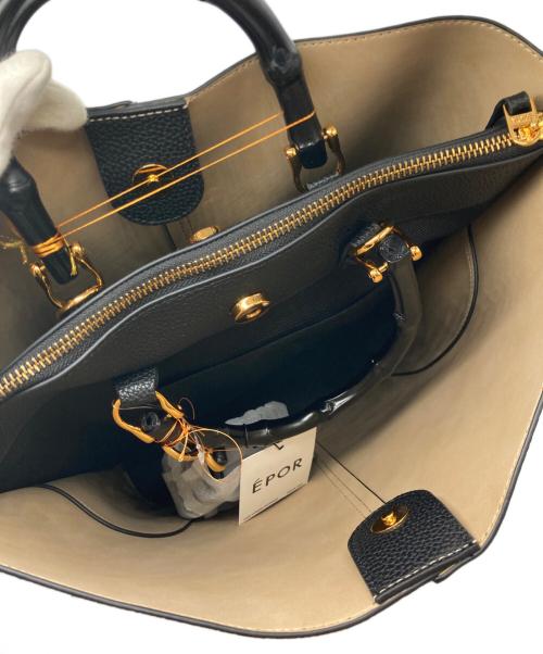 EPOR（エポール）EPOR (エポール) BAMBOO BAG Large ブラック 未使用品の古着・服飾アイテム