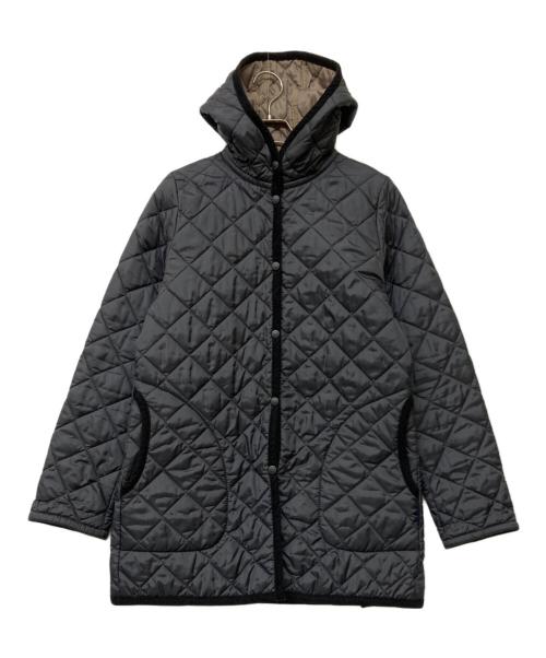 LAVENHAM（ラベンハム）LAVENHAM (ラベンハム) フーデッドキルティングジャケット ネイビー サイズ:38の古着・服飾アイテム