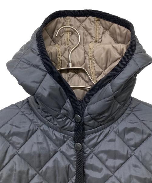 LAVENHAM（ラベンハム）LAVENHAM (ラベンハム) フーデッドキルティングジャケット ネイビー サイズ:38の古着・服飾アイテム