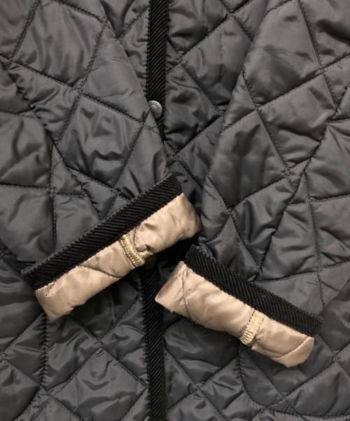 LAVENHAM（ラベンハム）LAVENHAM (ラベンハム) フーデッドキルティングジャケット ネイビー サイズ:38の古着・服飾アイテム