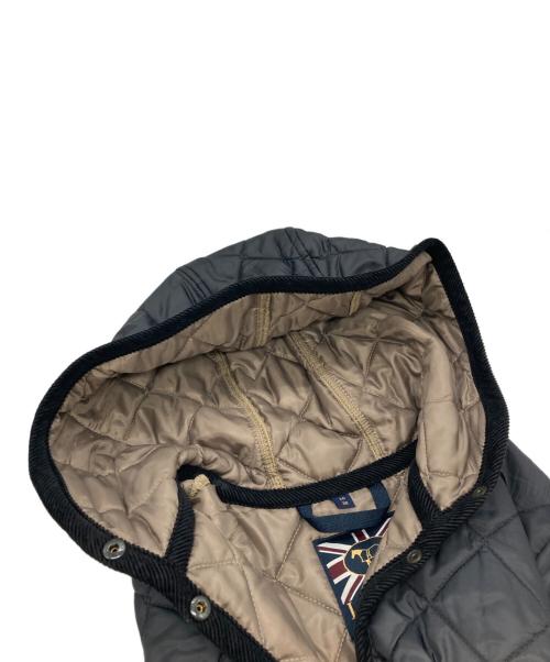 LAVENHAM（ラベンハム）LAVENHAM (ラベンハム) フーデッドキルティングジャケット ネイビー サイズ:38の古着・服飾アイテム