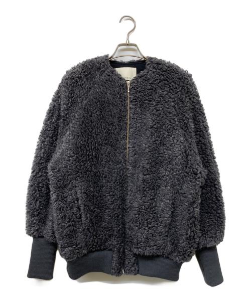 uncrave（アンクレイヴ）uncrave (アンクレイヴ) 22AW カーリーボア ショートコート グレー サイズ:Freeの古着・服飾アイテム