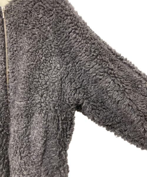 uncrave（アンクレイヴ）uncrave (アンクレイヴ) 22AW カーリーボア ショートコート グレー サイズ:Freeの古着・服飾アイテム