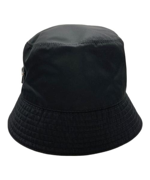 PRADA（プラダ）PRADA (プラダ) Re-Nylon Bucket Hat ブラック サイズ:Sの古着・服飾アイテム