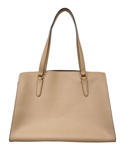 COACH（コーチ）COACH (コーチ) テイタム キャリーオールトートバッグ ベージュの古着・服飾アイテム